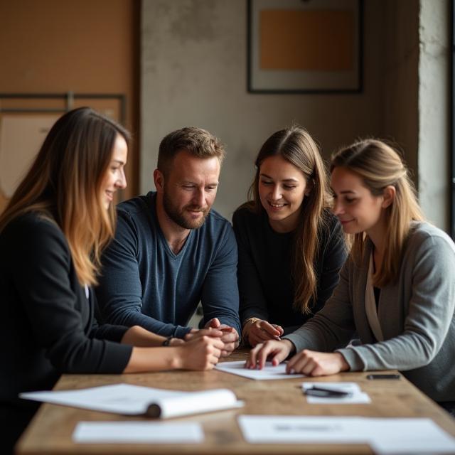 VogueCraft design team collaborating in Sydney studio