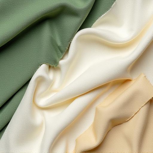 Recycled and organic fabric swatches